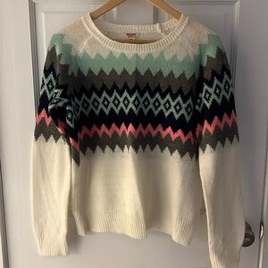 Mossimo Supply Co. chevron striped sweater, size medium